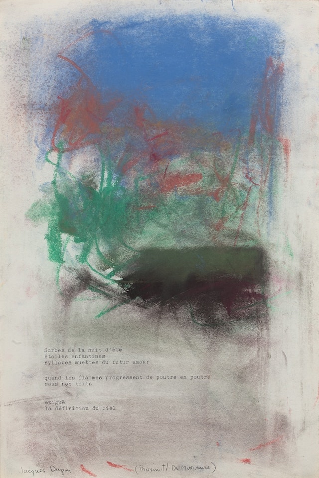 Proximité du murmure by Joan Mitchell