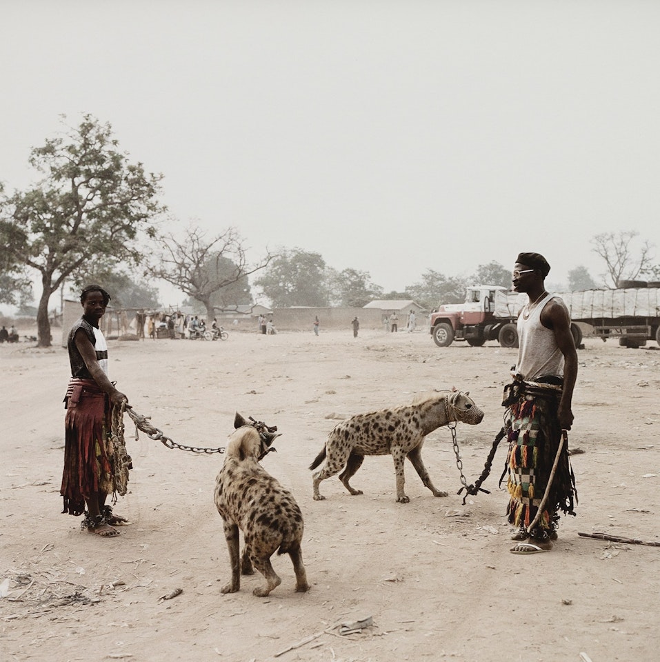 Mallam Galadima Ahmadu with Jamis & Mallam Mantari Lamal with Mainasara, Nigeria from The Hyena and Other Men by Pieter Hugo