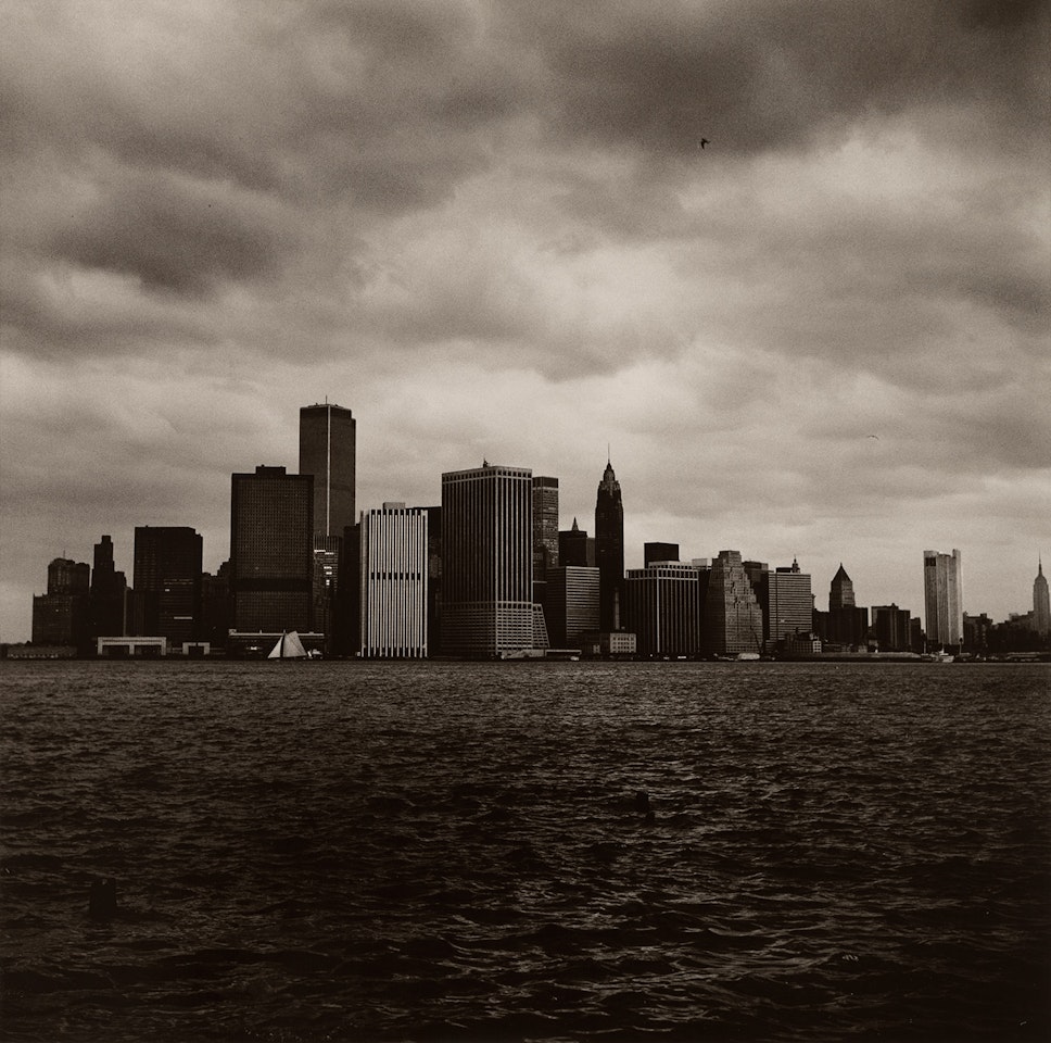 Lower Manhattan from the Harbor by Peter Hujar