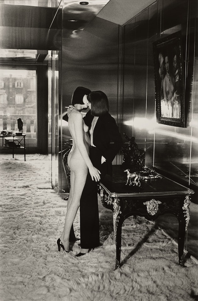 Mannequins Quai d"Orsay II, Paris by Helmut Newton