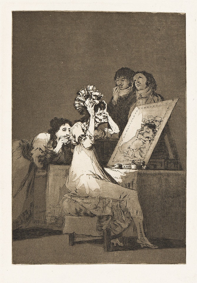 Hasta la Muerte by Francisco José de Goya
