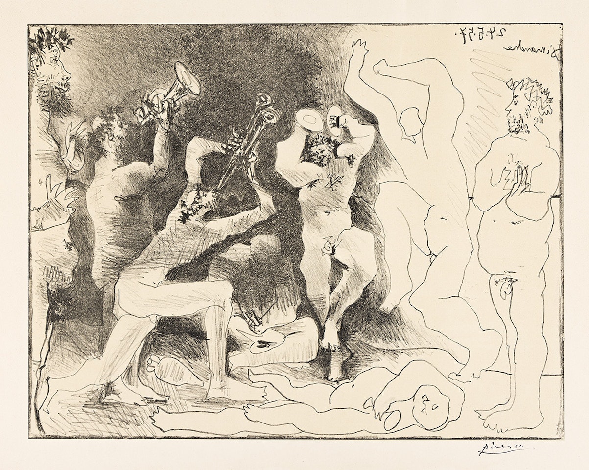 La Danse des Faunes. by Pablo Picasso