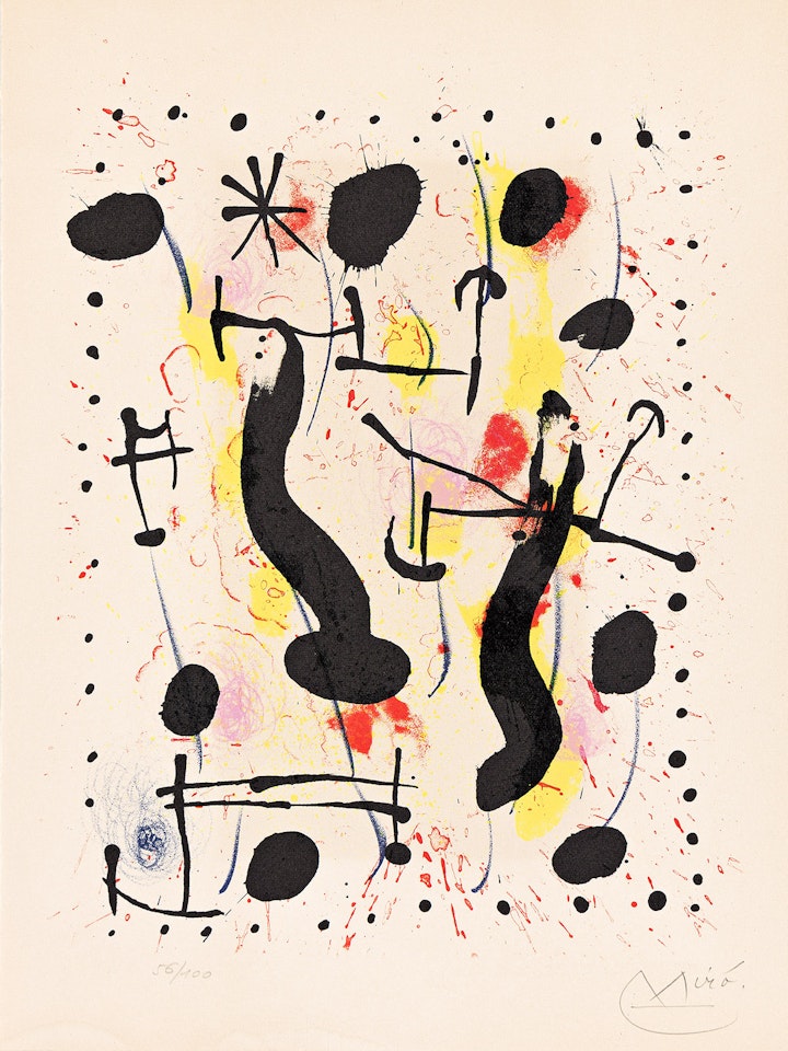 La Bague du sanglier. by Joan Miró