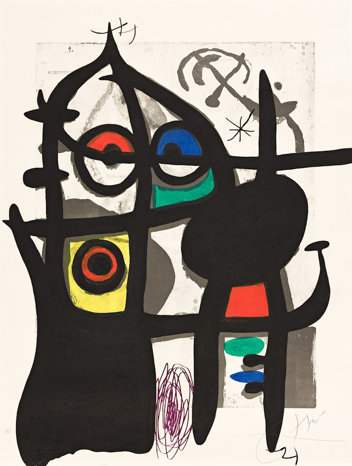 La Captive. by Joan Miró