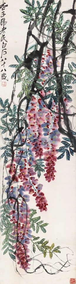 WISTERIAS by Qi Baishi