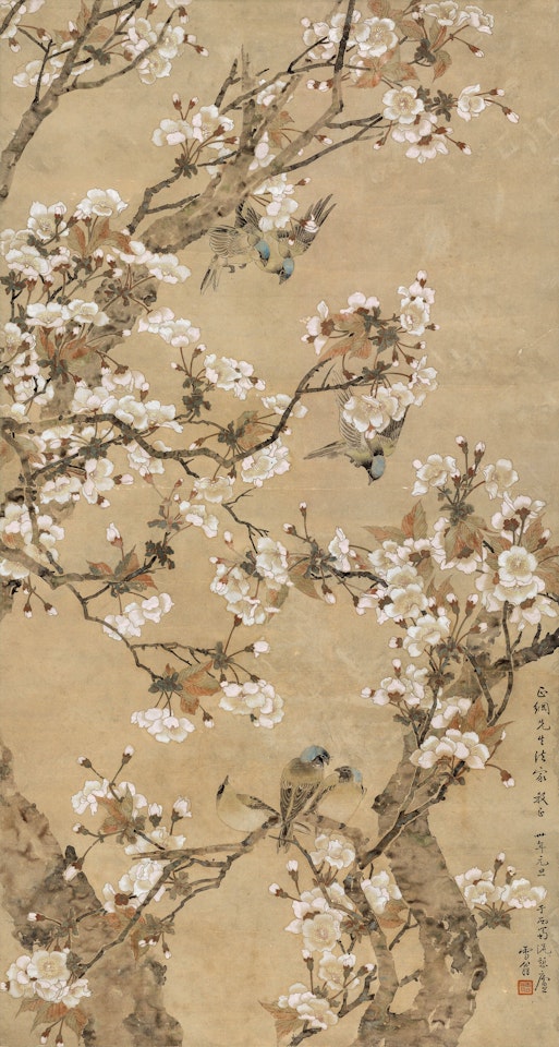 FLOWERS AND BIRDS by Chen Zhifo