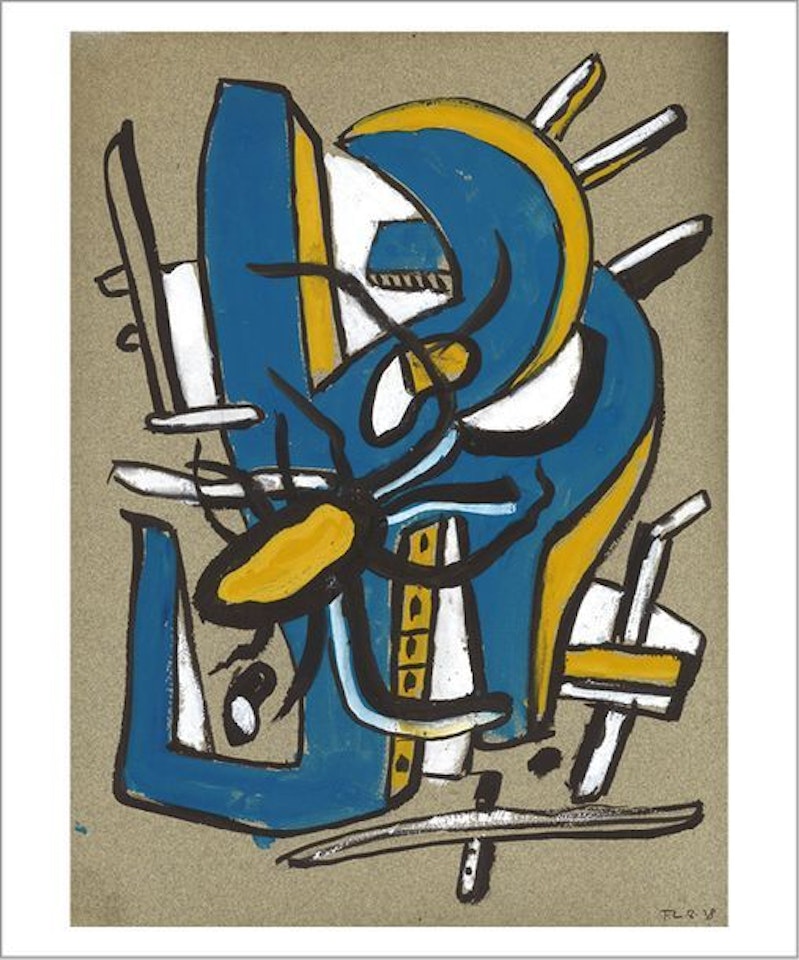 Etude pour L"araignée jaune by Fernand Leger