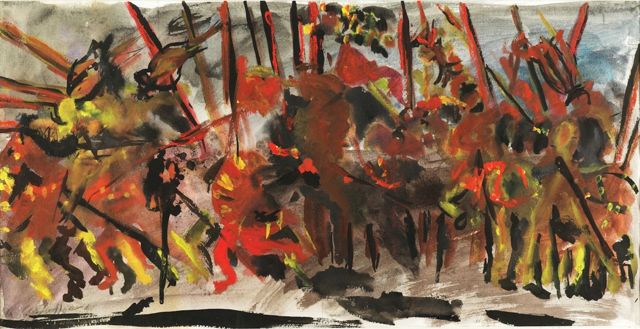 The Battle of San Romano by Paolo Uccello by André Masson