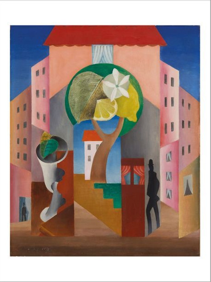 Architectures a la double silhouette de Guillaume Apollinaire by Leopold Survage