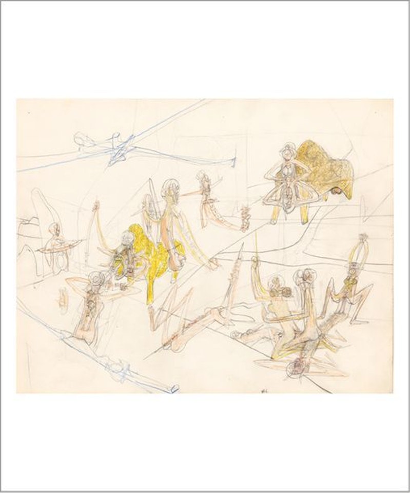Sans titre, Personnages by Roberto Matta