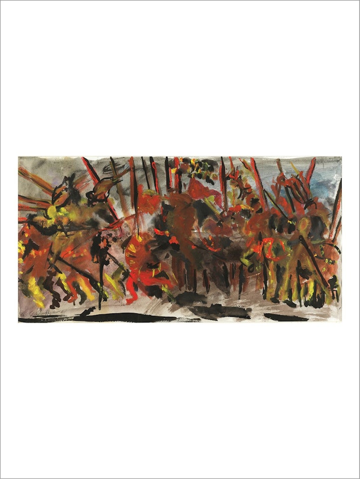 La Bataille de San Romano de Paolo Uccello by André Masson