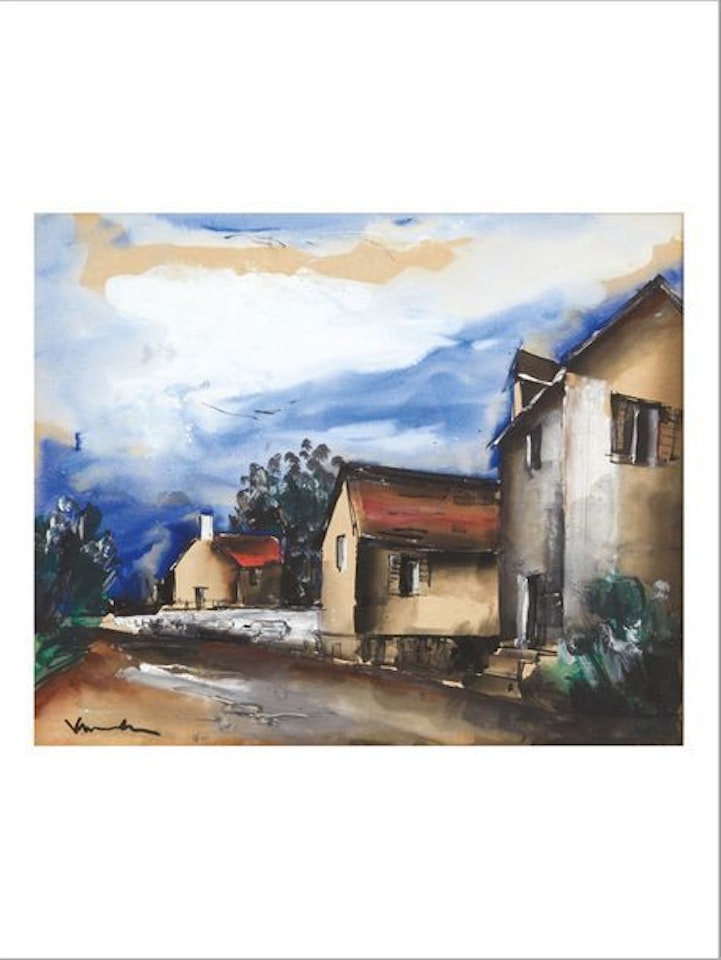 La ruelle by Maurice de Vlaminck