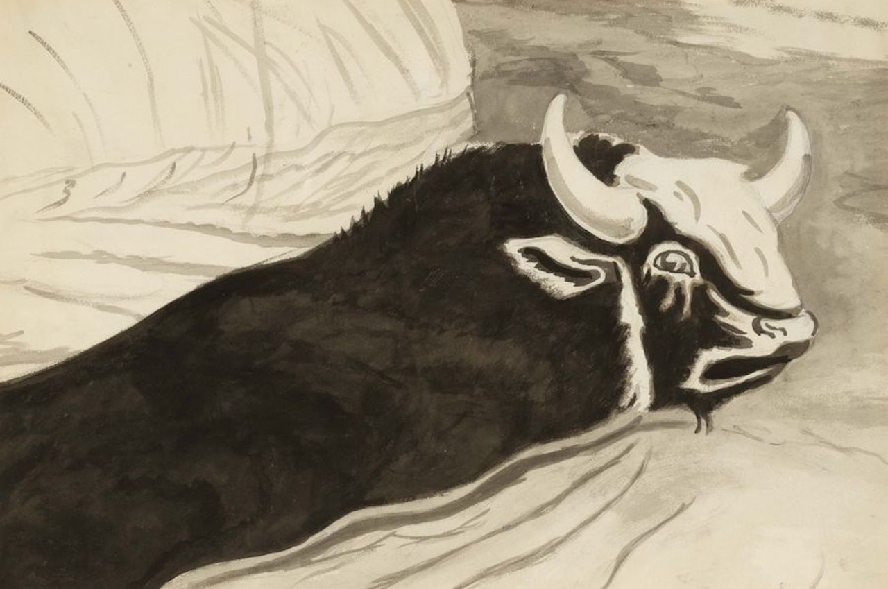 The bull by Léon Spilliaert