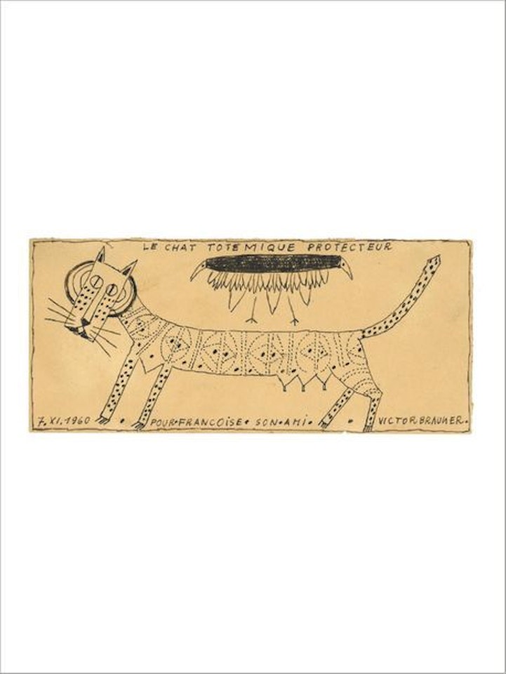 Le chat totémique protecteur by Victor Brauner