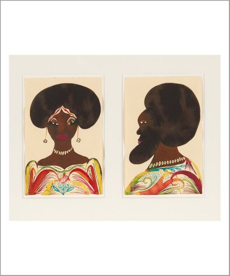 Sans titre, couple E by Chris Ofili