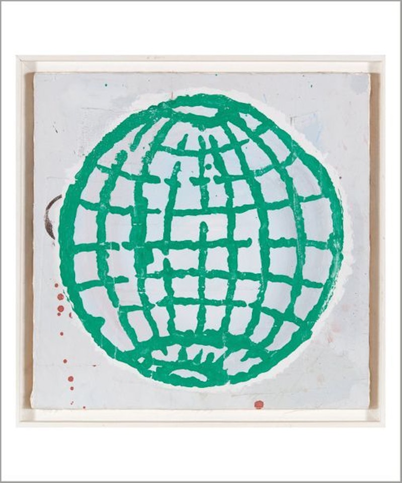 A summer globe by Donald Baechler