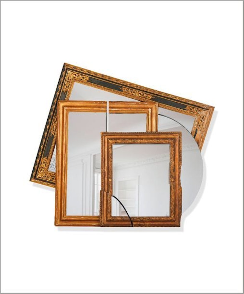 The form of the miroir; De la série «Division and Mulitplication of the mirror» by Michelangelo Pistoletto