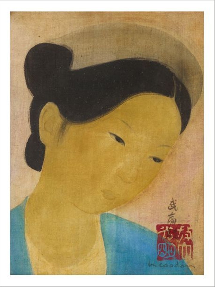 Portrait d"une jeune femme by Vu Cao Dam