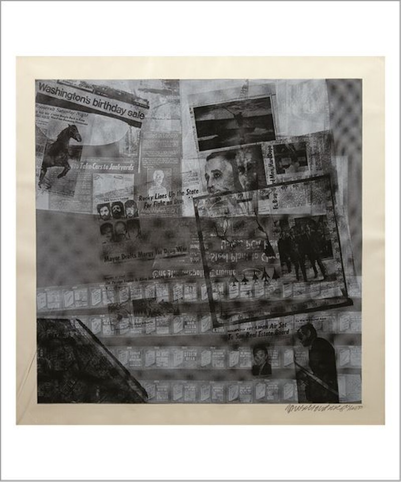 Surface Series by Robert Rauschenberg