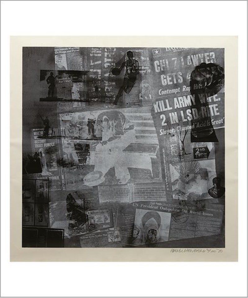 Surface Series by Robert Rauschenberg