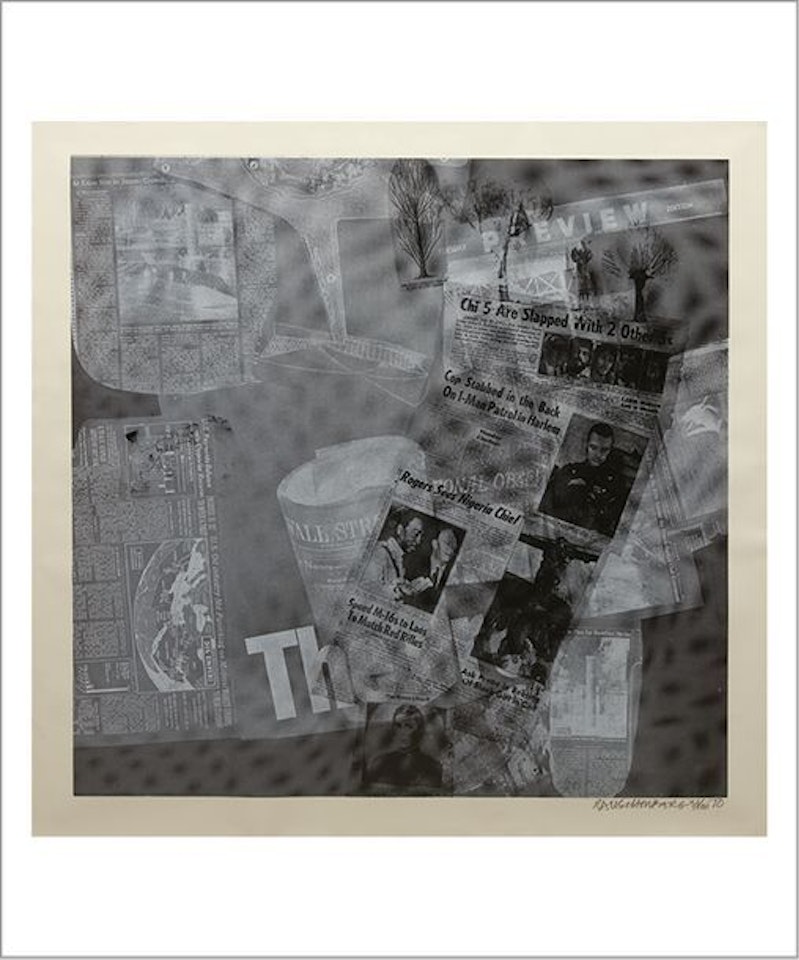 Surface Series by Robert Rauschenberg