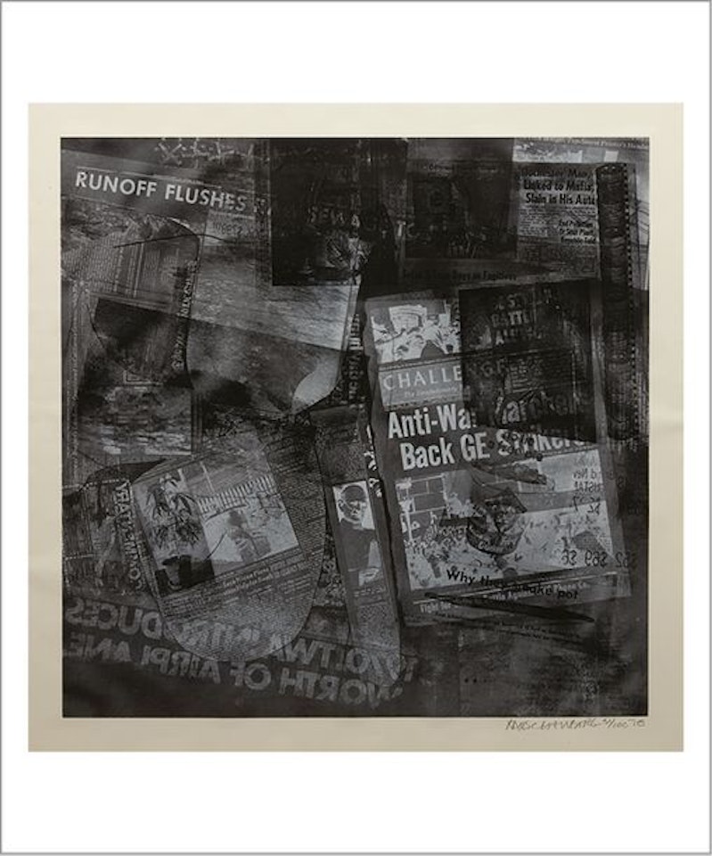 Surface Series by Robert Rauschenberg