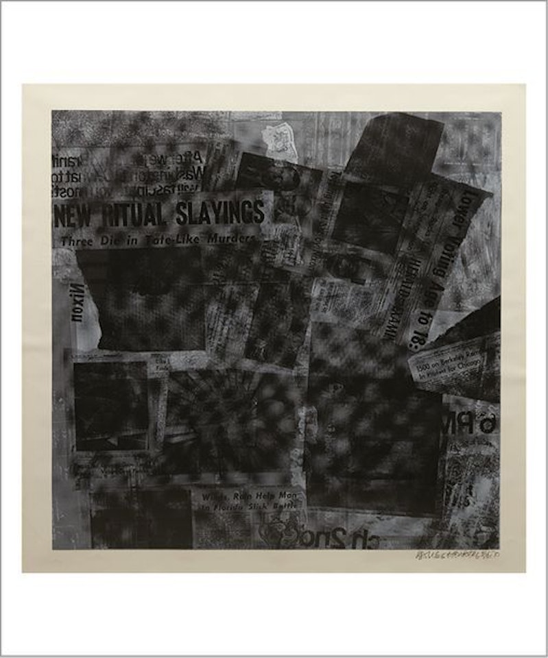 Surface Series by Robert Rauschenberg
