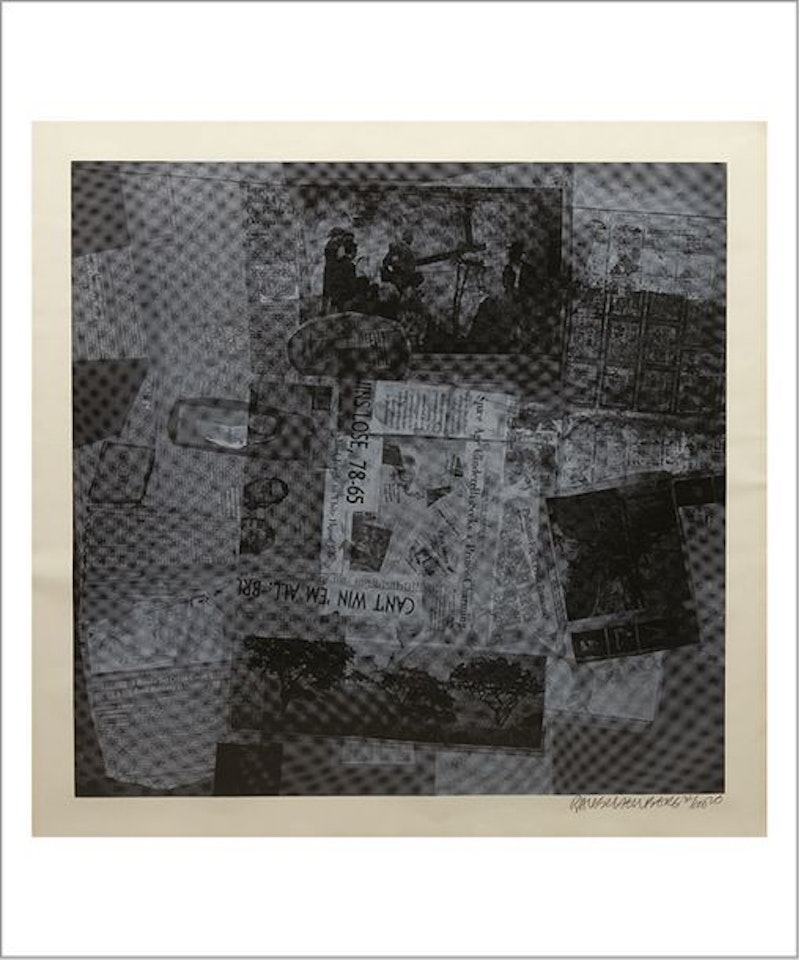 Surface Series by Robert Rauschenberg