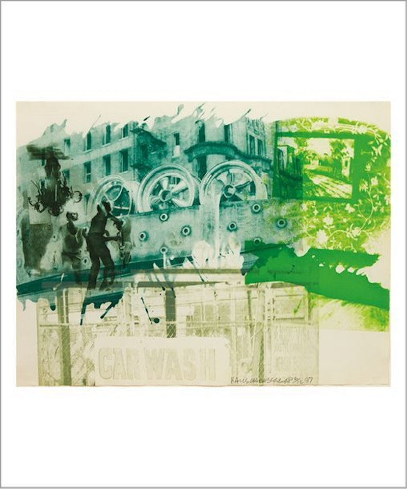 Rotary Drive, from Ground Rule by Robert Rauschenberg