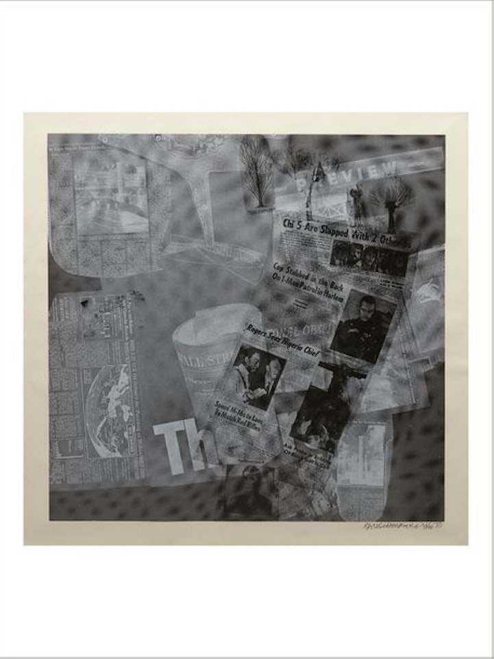 Surface Series by Robert Rauschenberg