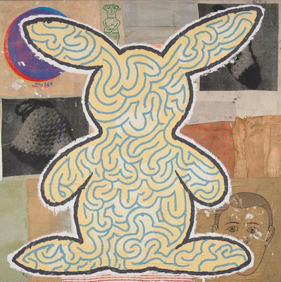 Bunny Maze by Donald Baechler