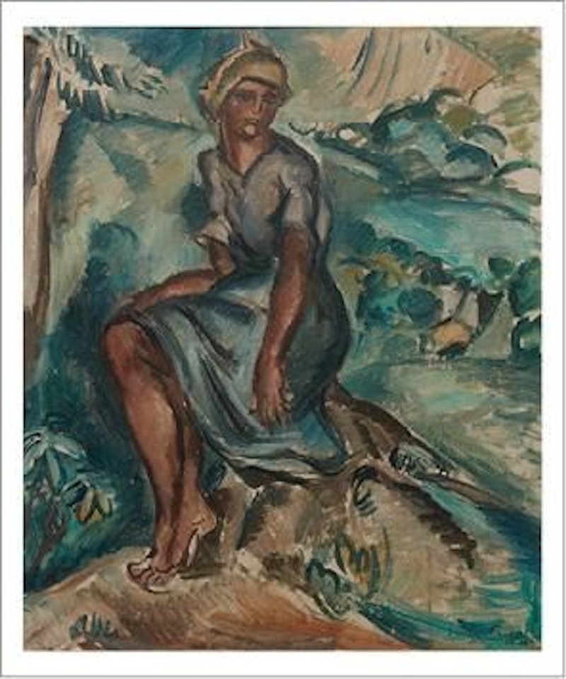 Femme assise, Italie by Othon Friesz