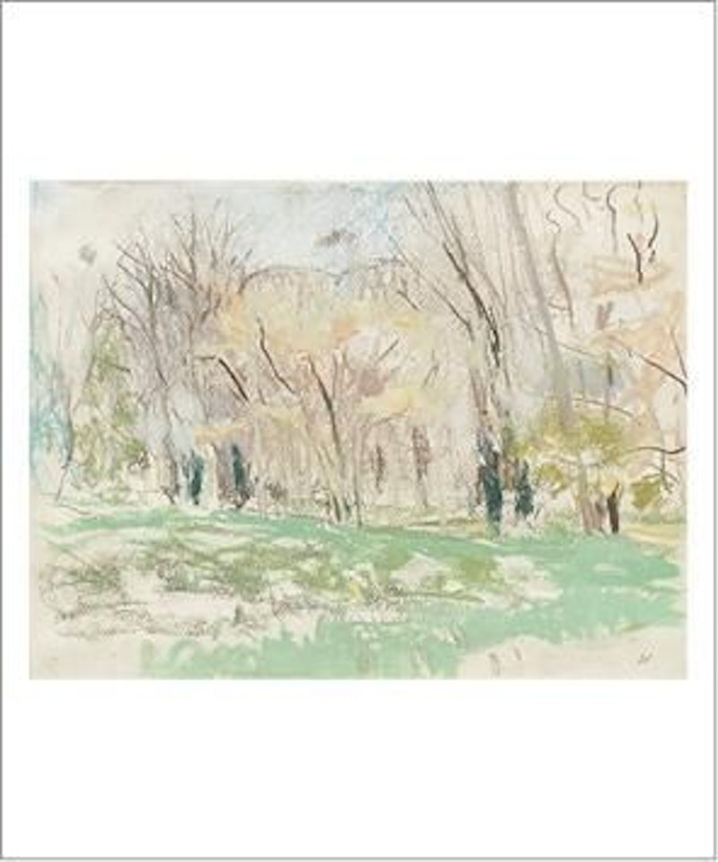 Le rideau d"arbres by Édouard Vuillard