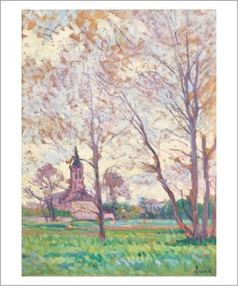 L"église de Bois-le-Roi by Maximilien Luce