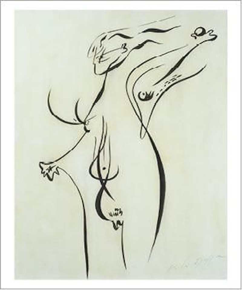 Jeune fille jouant by André Masson