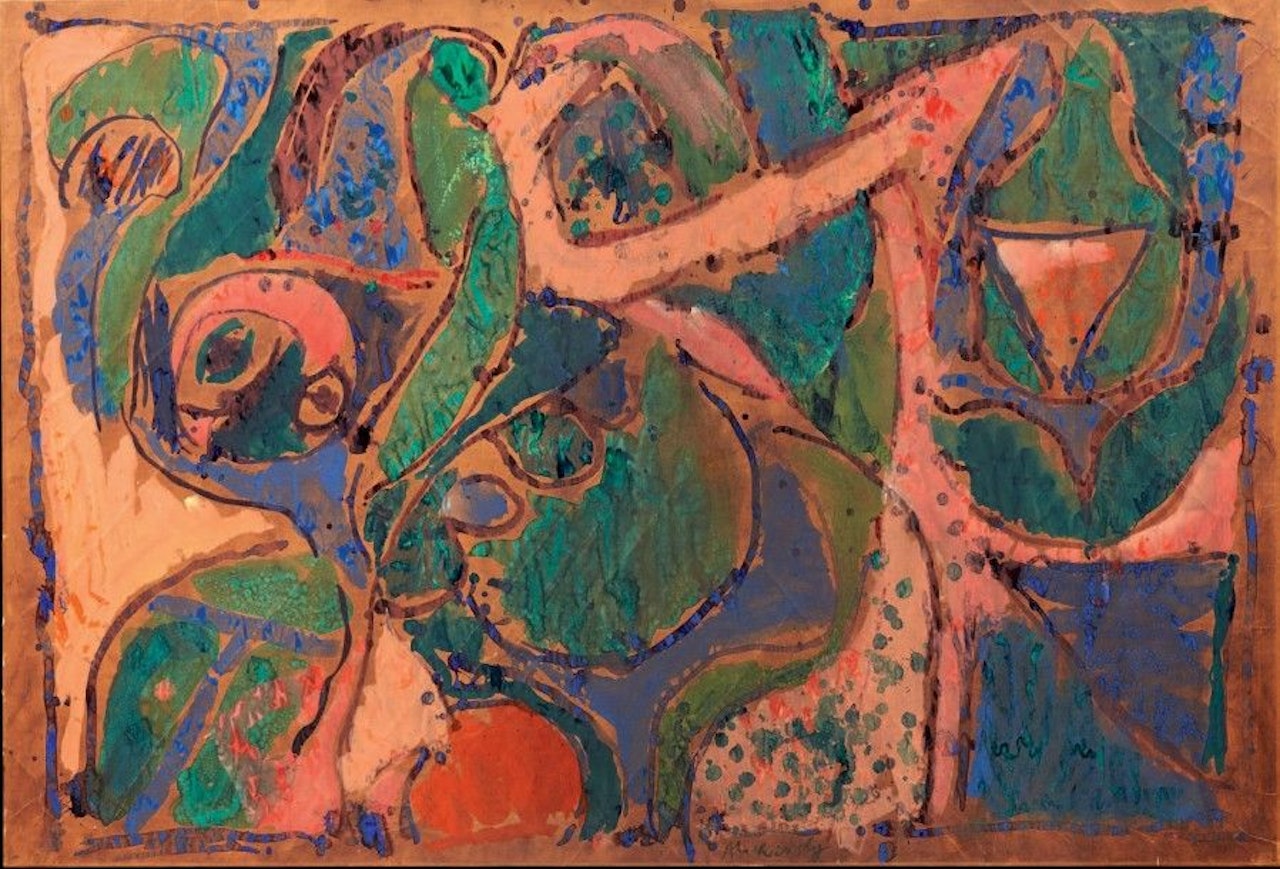 In the branches by Pierre Alechinsky