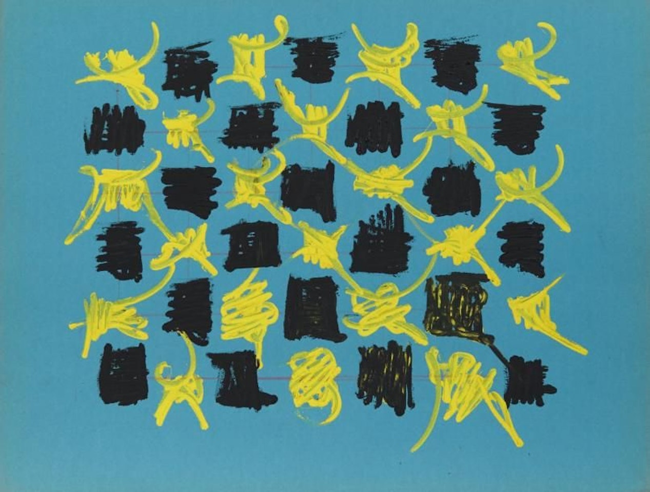 Composition - fabric project by Georges Mathieu