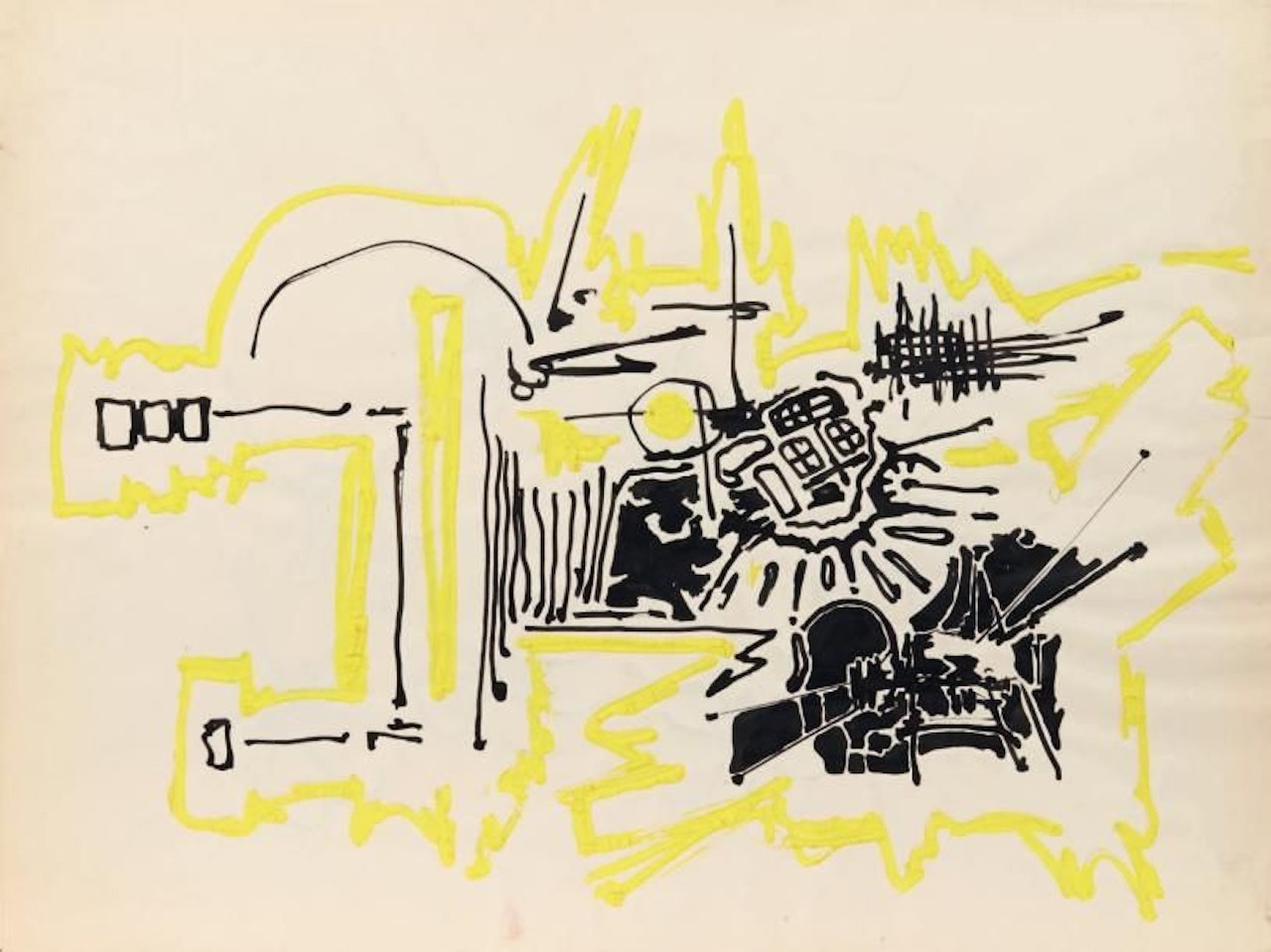 Composition by Georges Mathieu