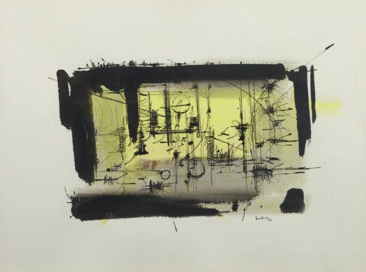 Composition by Georges Mathieu