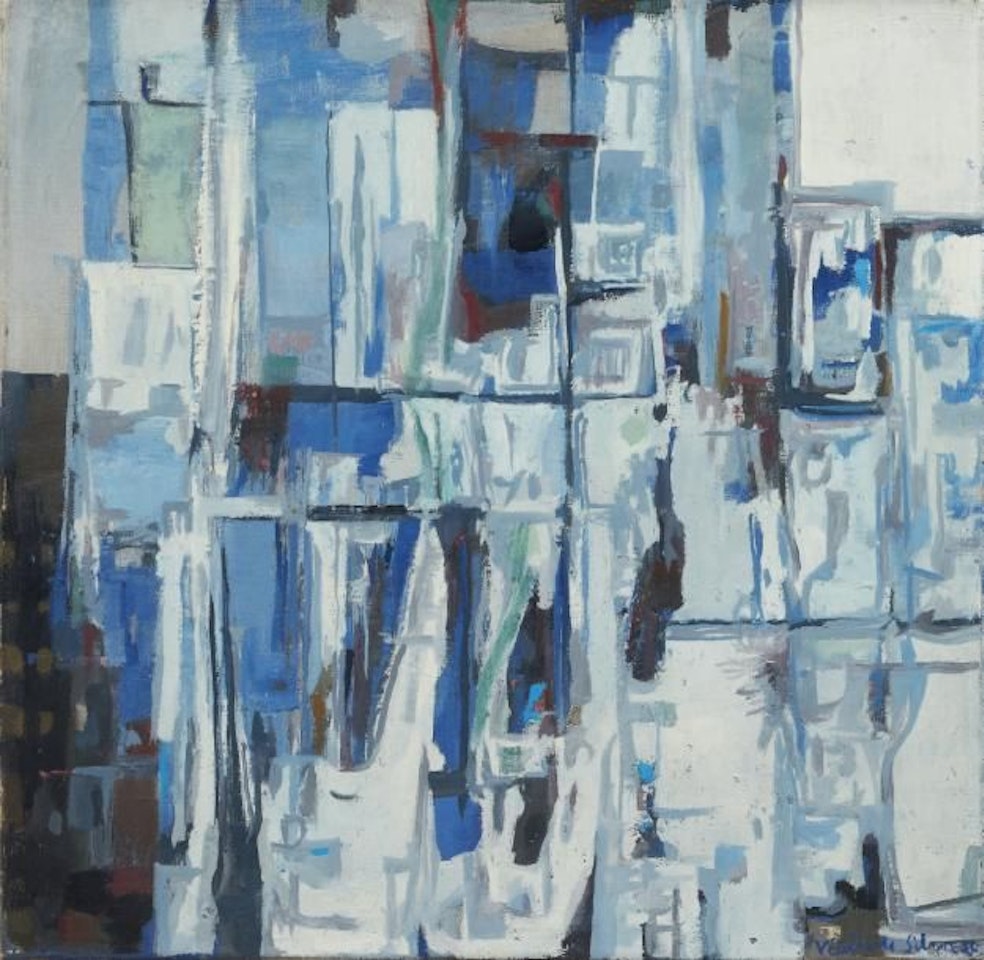 Green, white, blue by Maria Helena Vieira Da Silva