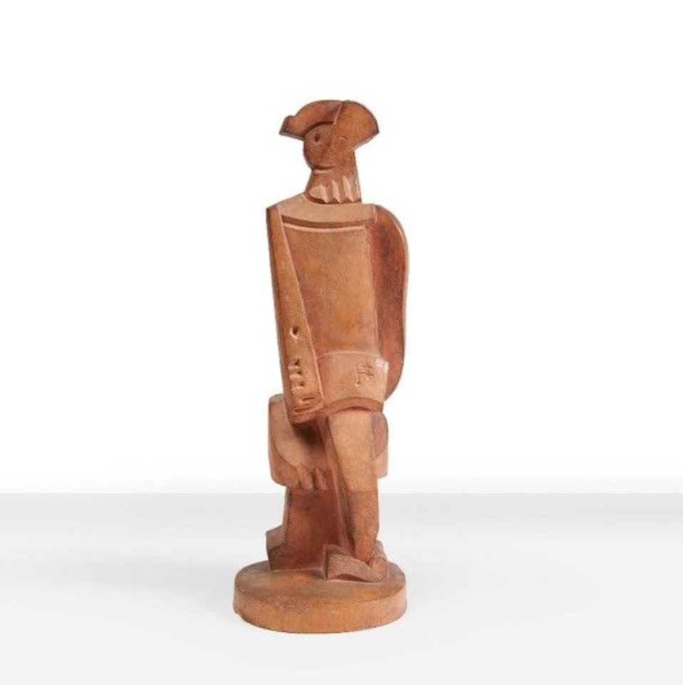 Harlequin on clarinet by Jacques Lipchitz