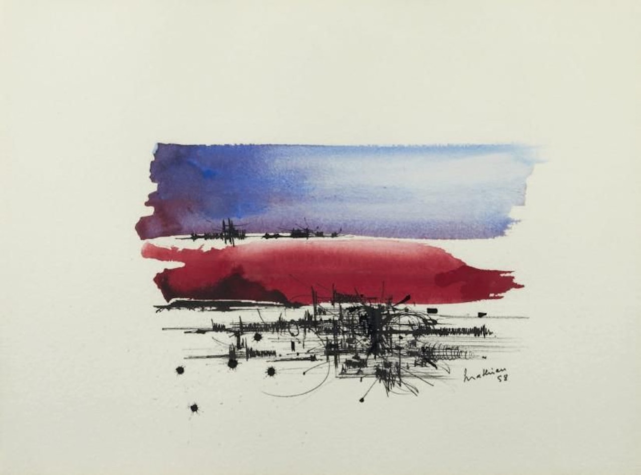Composition by Georges Mathieu