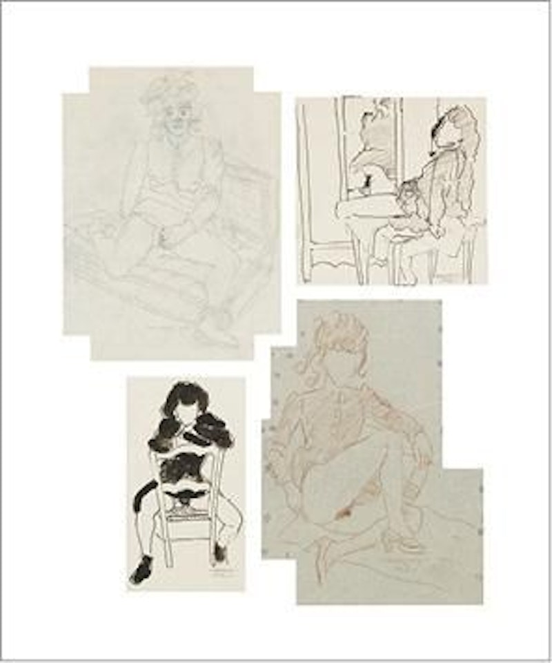 Ensemble de quatre études; Set of four studies. by Victor Vasarely