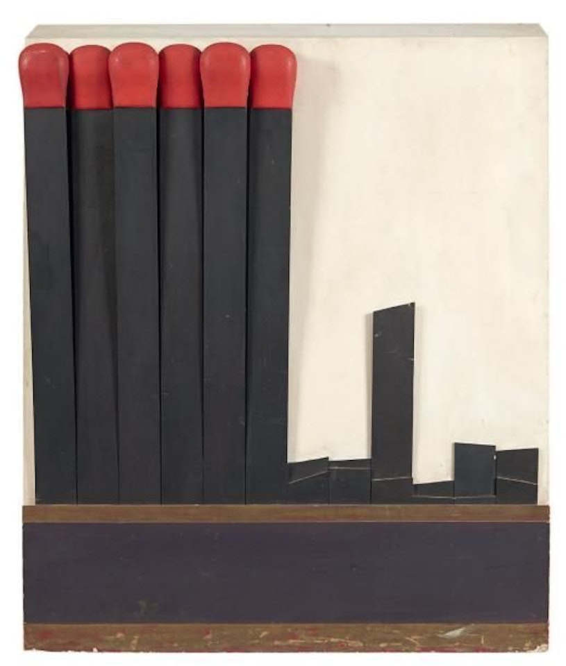 It is recommended to close the pouch before striking the match by Raymond Hains
