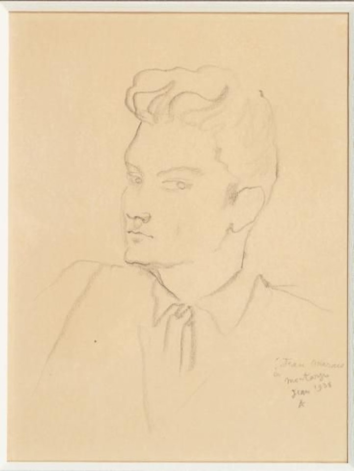 Portrait of Jean Marais by Jean Cocteau