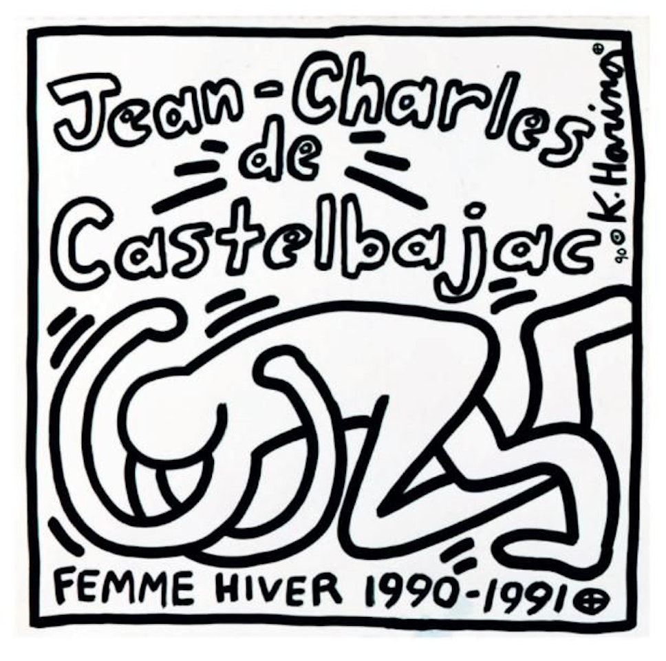 Jean-Charles de Castelbajac, (Woman Winter 1990-1991) by Keith Haring