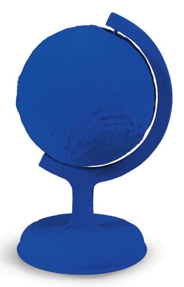 The blue earth Exemplary by Yves Klein