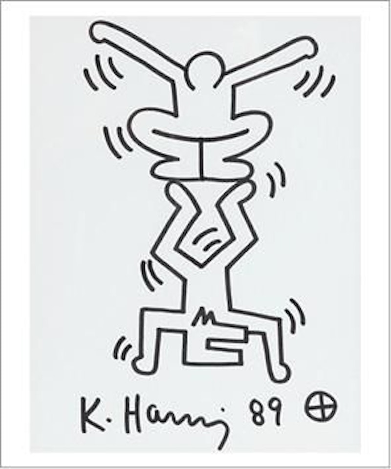 Deux acrobates by Keith Haring