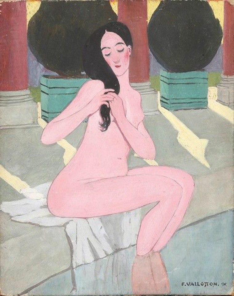 The pink bather by Félix Vallotton