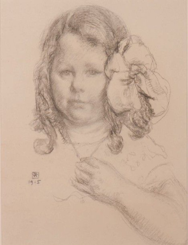 Portrait of Juliette Goldner-Max at age 5 by Theo van Rysselberghe